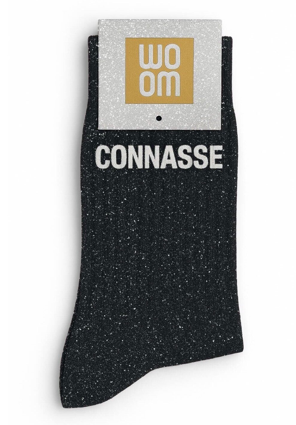 Chaussette à paillettes connasse