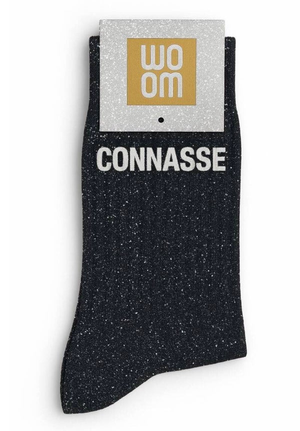 Chaussette à paillettes connasse