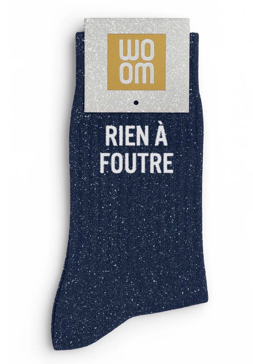 Chaussette à paillettes rien à foutre