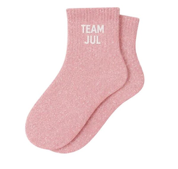 Chaussette à paillettes team jul