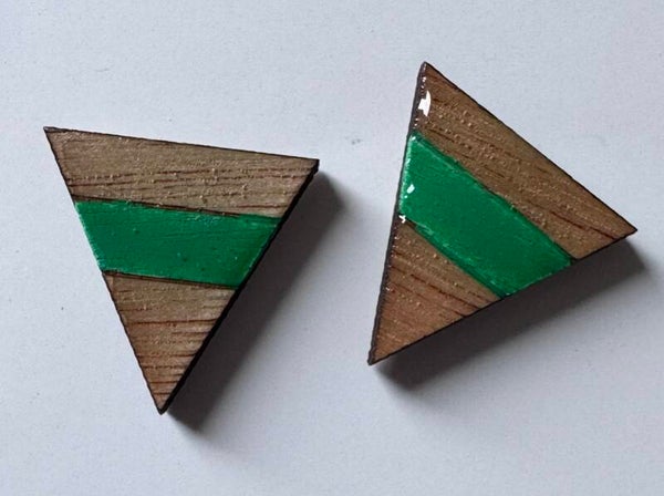 Oorbellen multiplex RVS LENTE