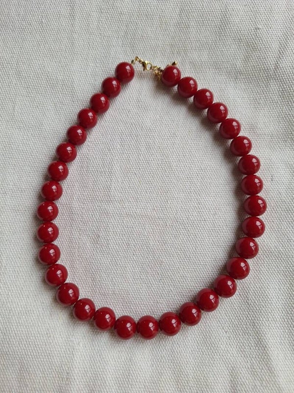 Bubbelketting Bordeauxrood