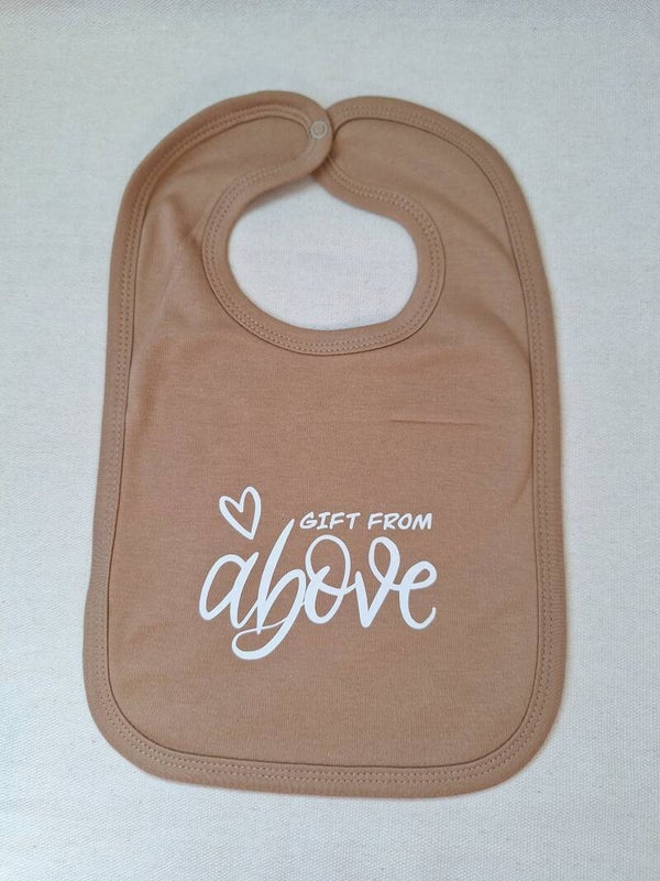 Slab met tekst Gift