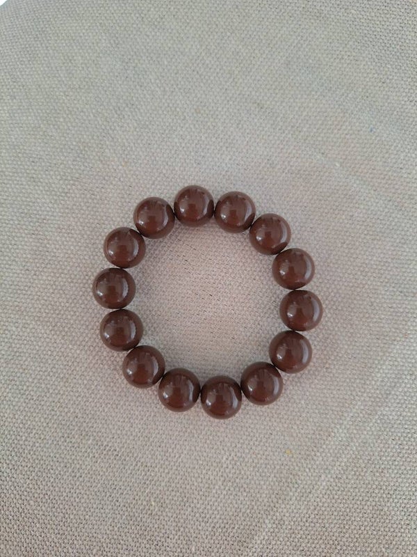 Bubbelarmband Bruin