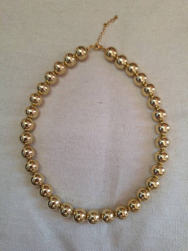 Bubbelketting Goud glans