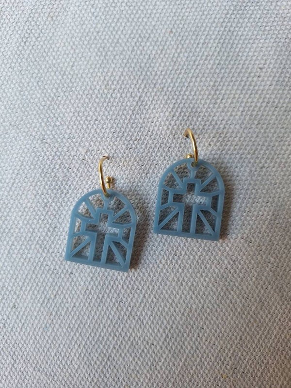 Oorbellen Faith Blauw