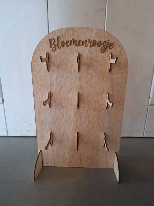 Leeg display 9 haken