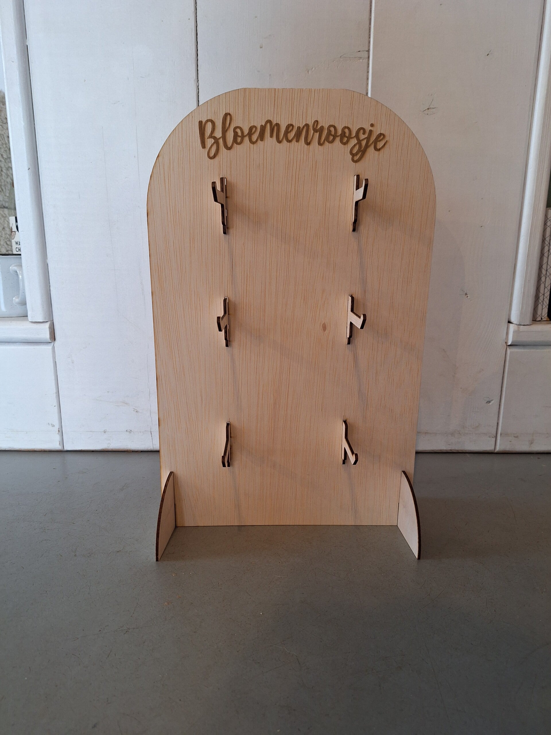 Leeg display 6 haken