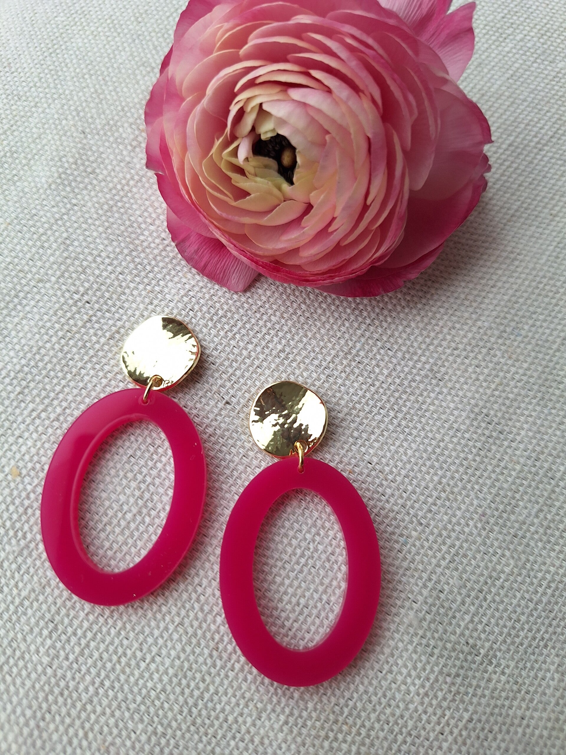 Oorbel Mara Roze
