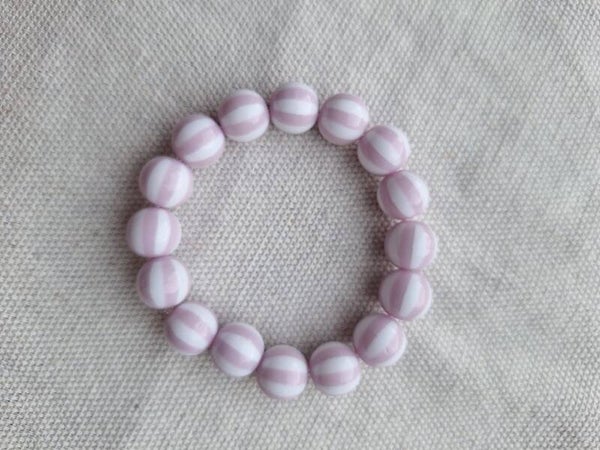 Bubbelarmband Streep Paars 3