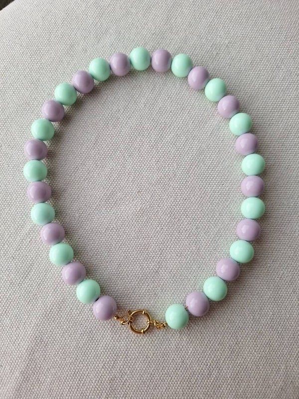 Bubbelketting Mix Lila/Mint