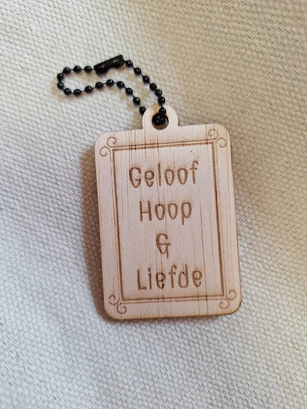 Sleutelhanger Geloof