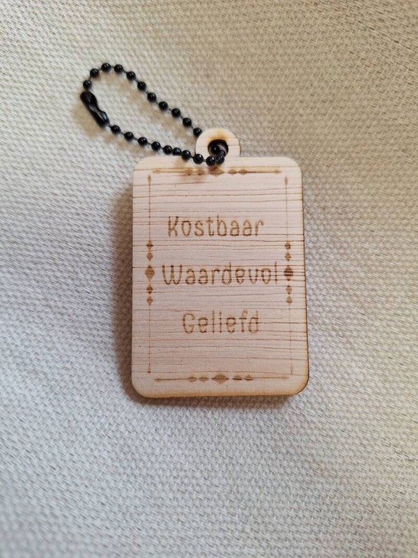 Sleutelhanger Kostbaar