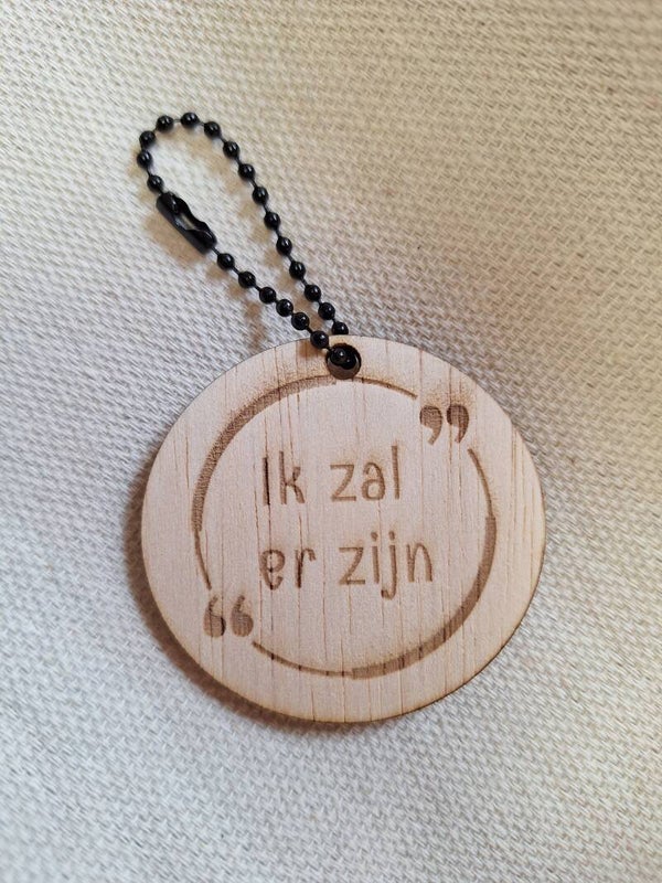 Sleutelhanger Ik zal er zijn