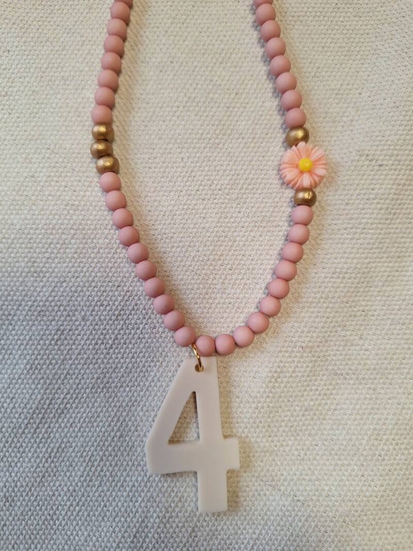 Cijferketting crème cijfer