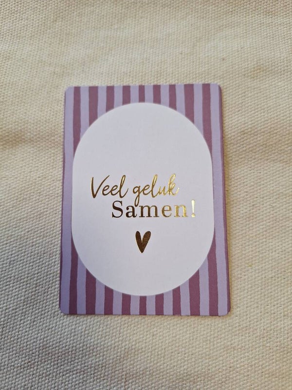 Kaartje A7 Geluk