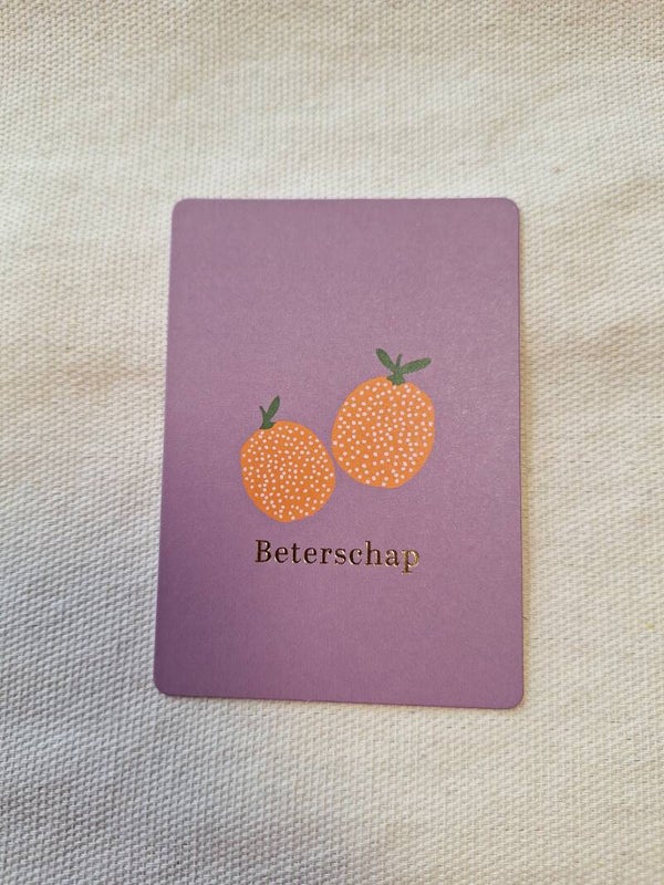 Kaartje A7 Beterschap