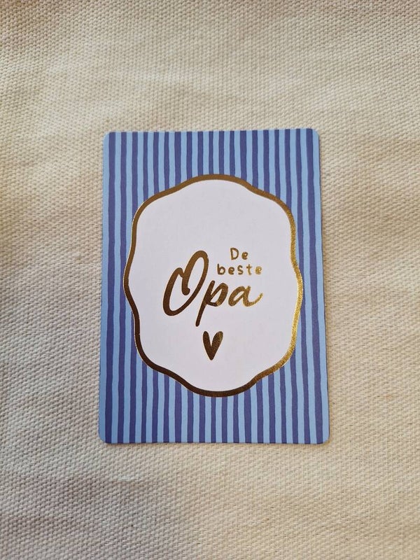 Kaartje A7 Opa