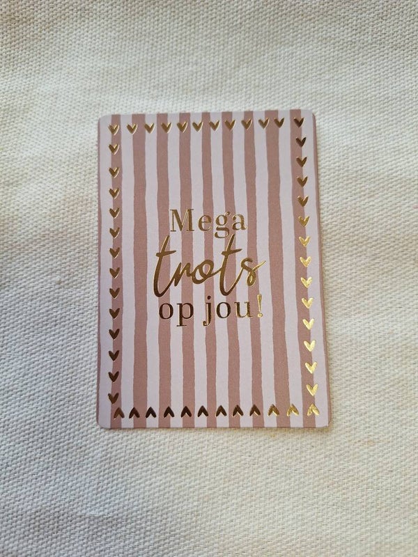Kaartje A7 Mega trots