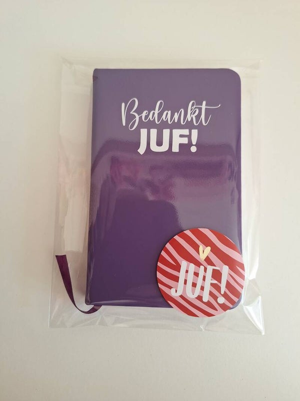 Notitie boekje Juf/Meester