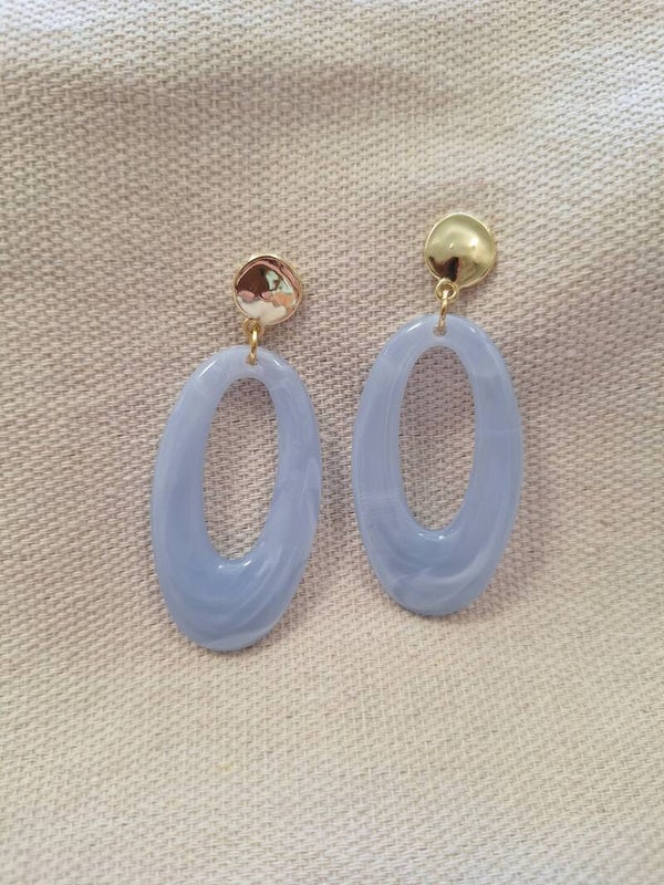 Oorbel Noor Licht blauw