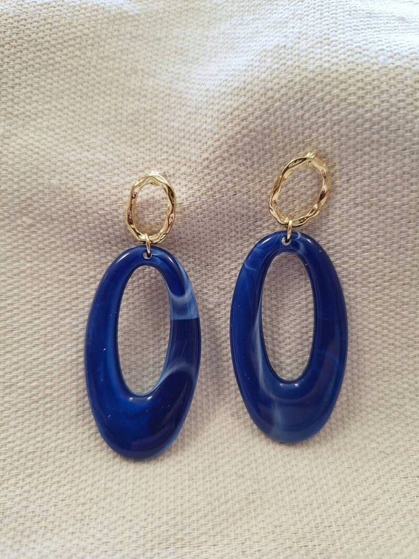 Oorbel Noor Blauw