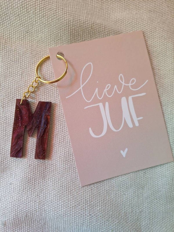Sleutelhanger Letter
