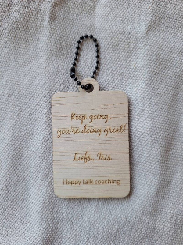 Gepersonaliseerde sleutelhanger