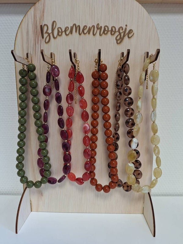 Leeg display 6 haken hoog