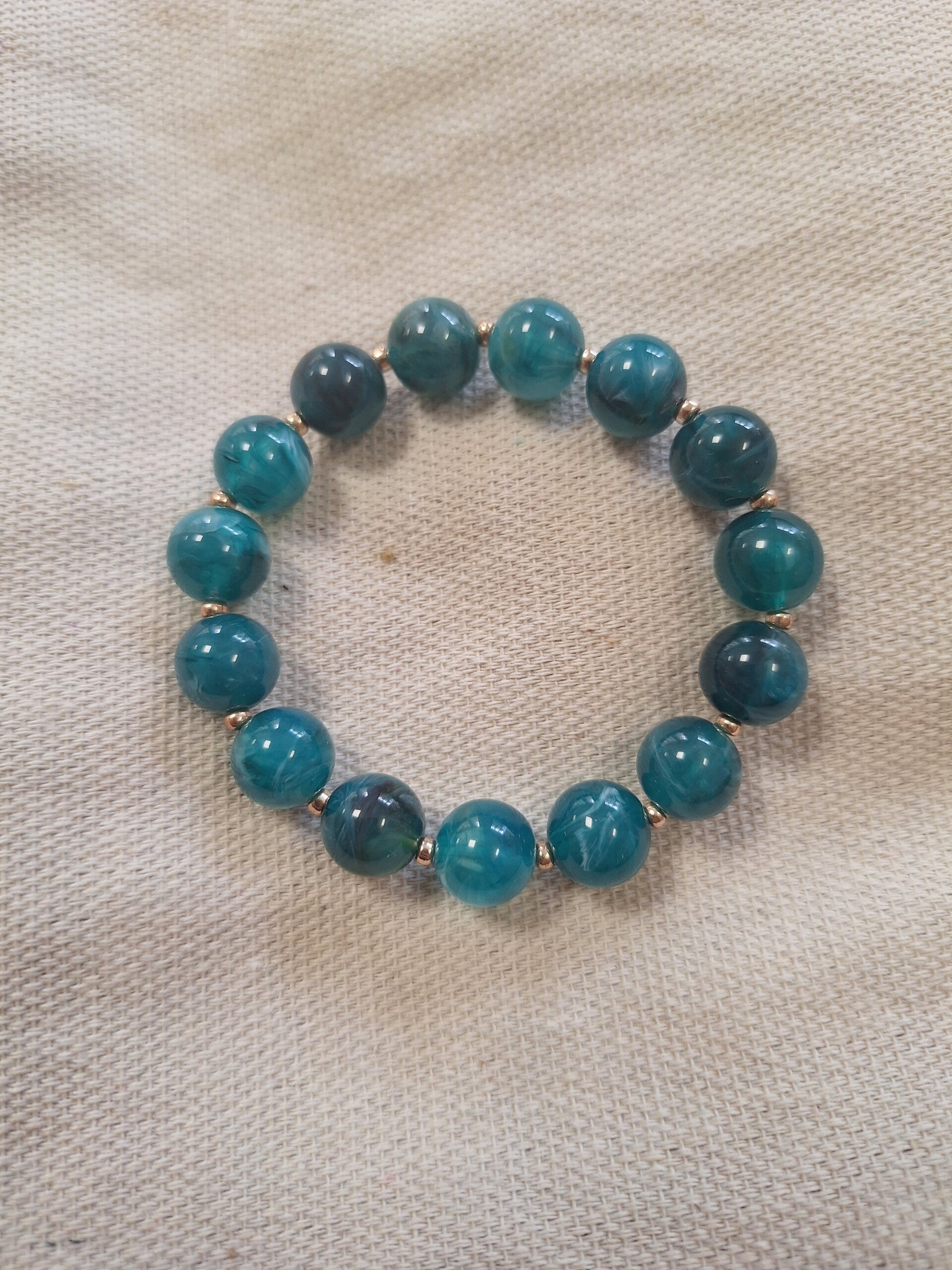 Armband Zeeblauw