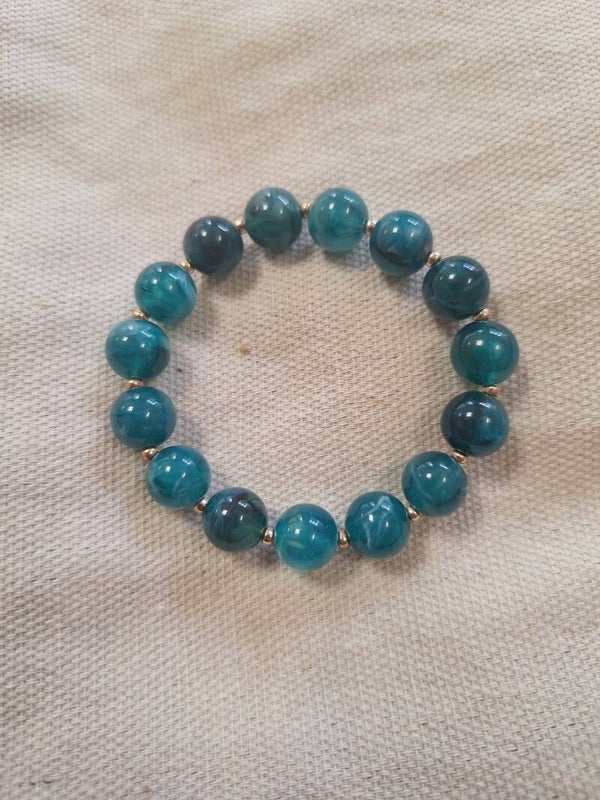 Armband Zeeblauw