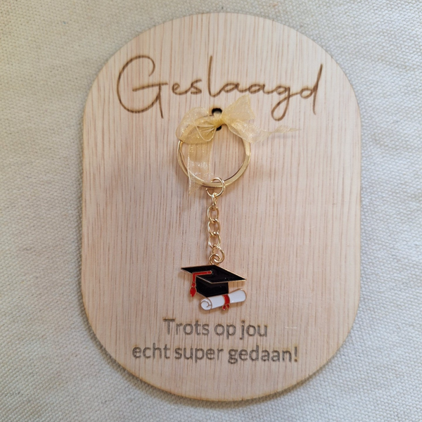 Sleutelhanger Geslaagd