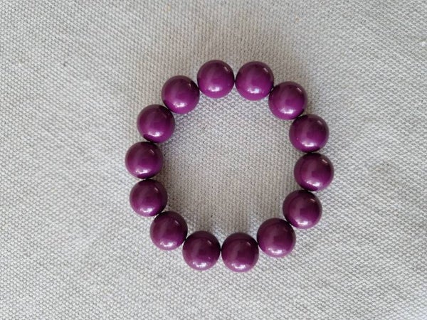 Bubbelarmband Dieppaars