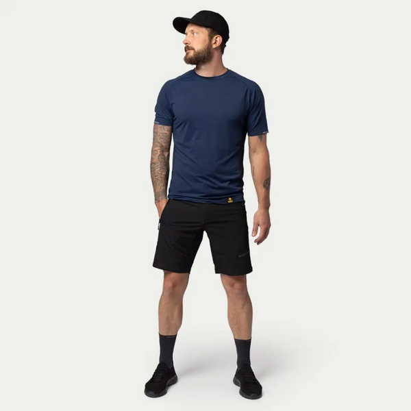 BN013 Lightweight Flex Shorts Heren Onyx Black