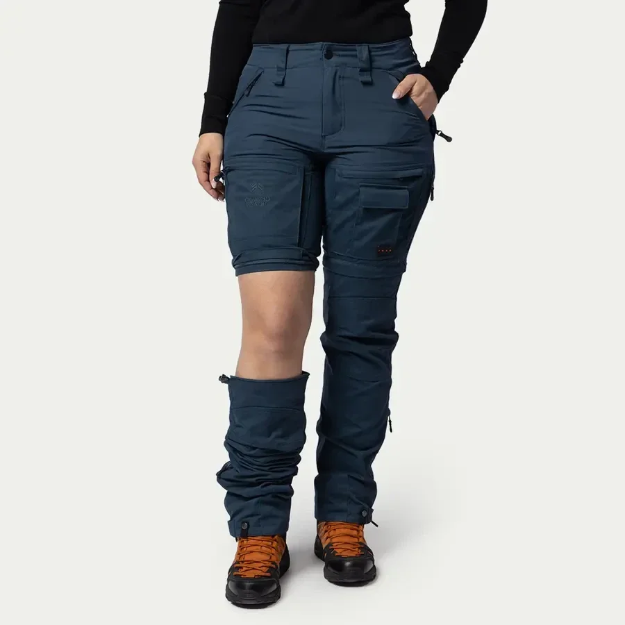 BN002 V2 Zip-Off Afritsbroek Dames "Midnight Navy"