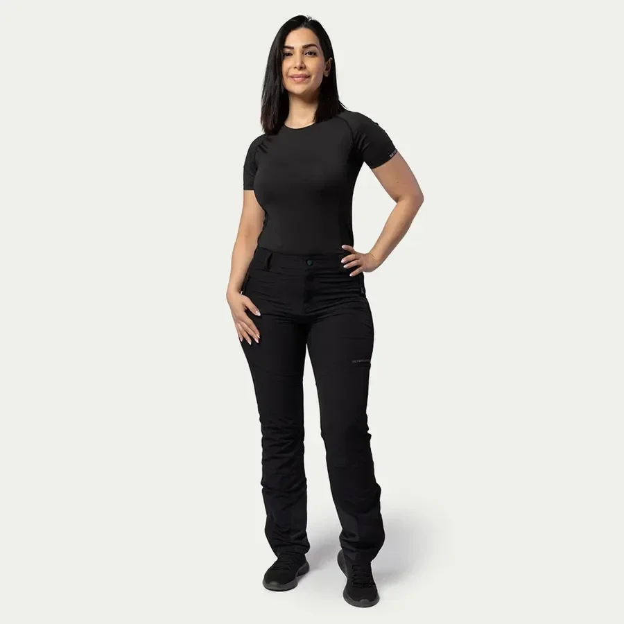 BN012 Lightweight Flex Pants dames Onyx Black