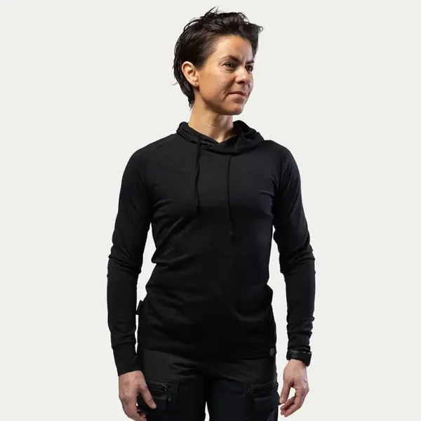 BN213 Light Merino Hoodie dames