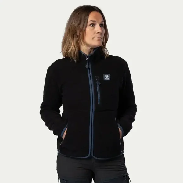 BN308 Retro Pile Jacket dames "Black Midnight"