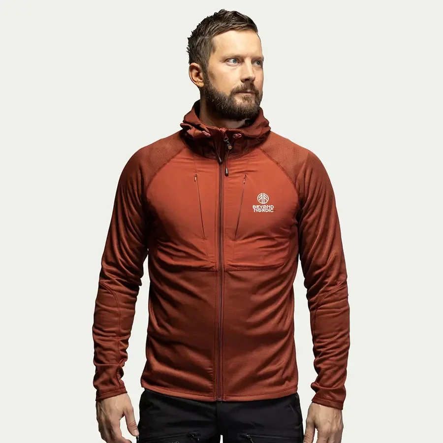 BN101 Mid Layer Fleece Hoodie "Clay"