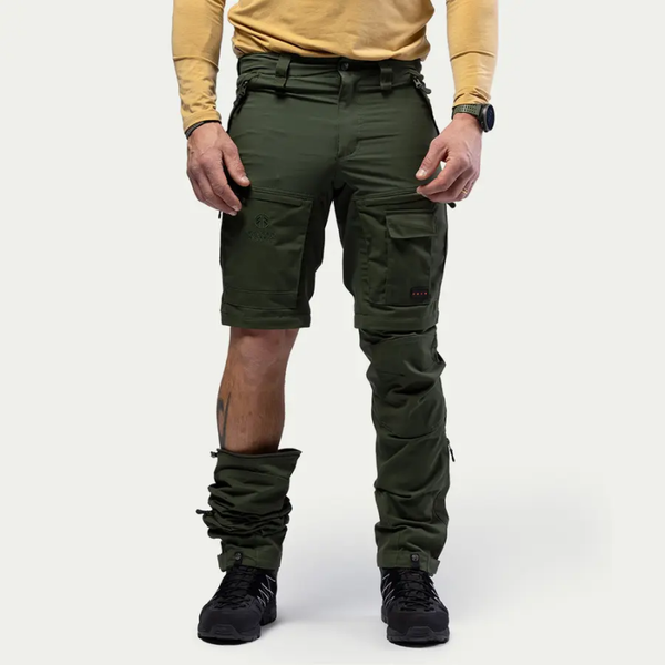 BN002 V2 Zip-Off Afritsbroek Heren "Kombu Green"