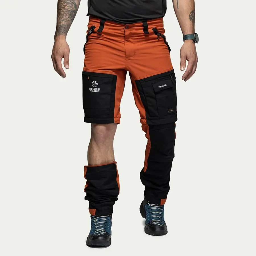 BN002 Zip-Off Afritsbroek Heren "Burnt Orange"