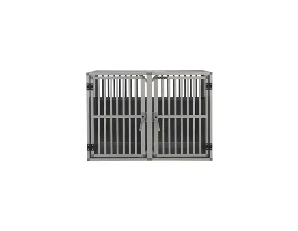 Hundos Autobench Recht Model Dubbel 100x110x67 met spijlen