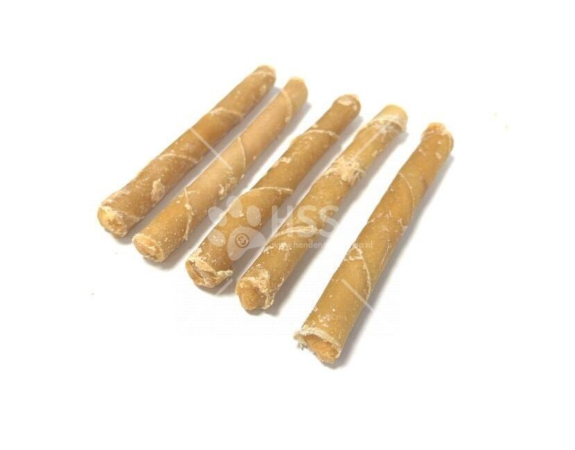 Kauwstaafje gevuld met zalm