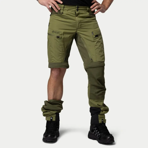 BN005 Wandelbroek Zip-off Heren woodland green