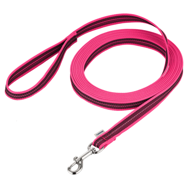 Sprenger Gecoate speurlijn met Handvat rubber/nylon 5m - Roze