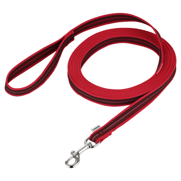 Sprenger Gecoate speurlijn met Handvat rubber/nylon 5m - Rood