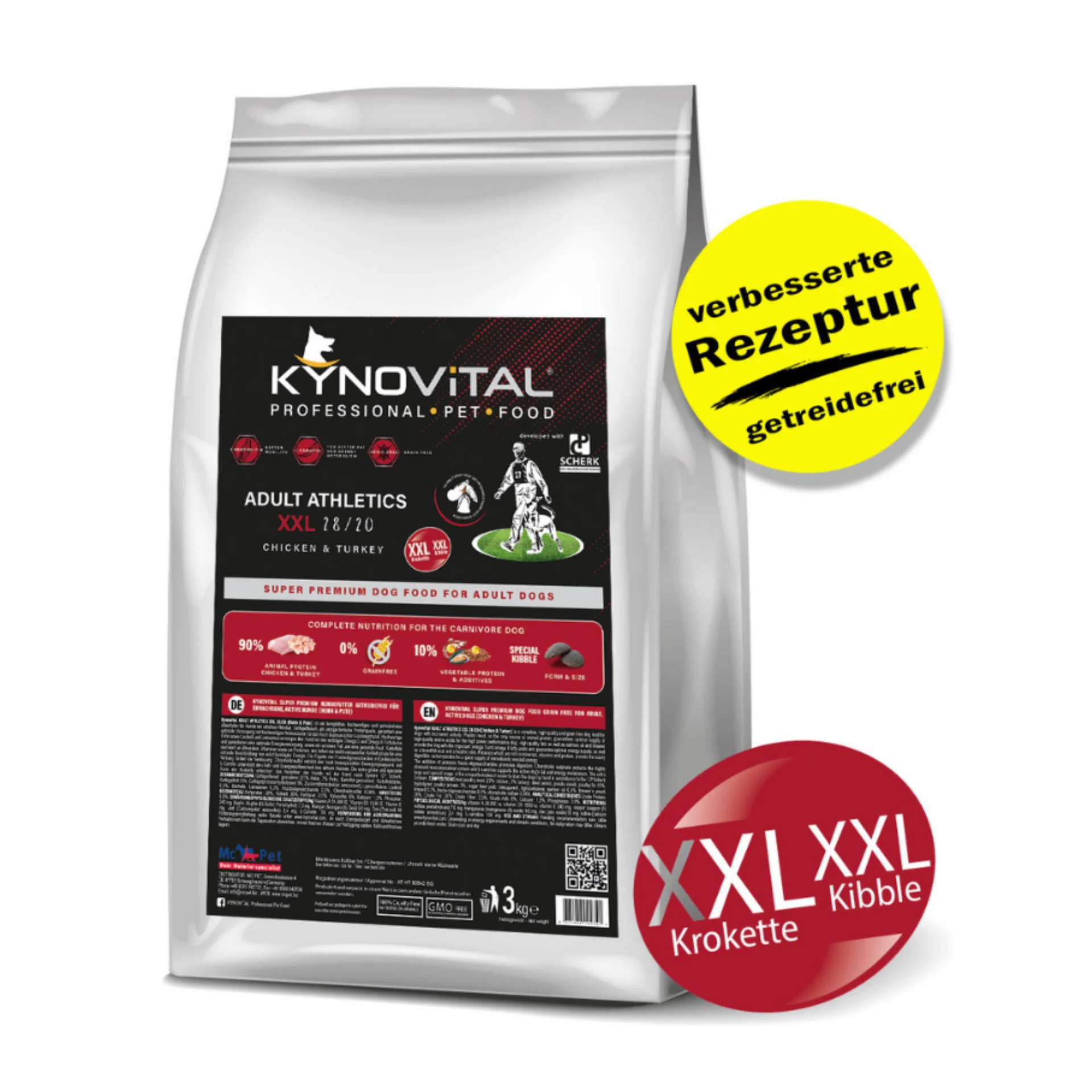 Kynovital Adult XXL Athletics 28/20 - 3 kg
