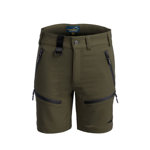 Arrak Motion Stretch Shorts Women Olijfgroen
