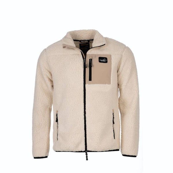 Arrak Sherpa men's Fleece Jacket White