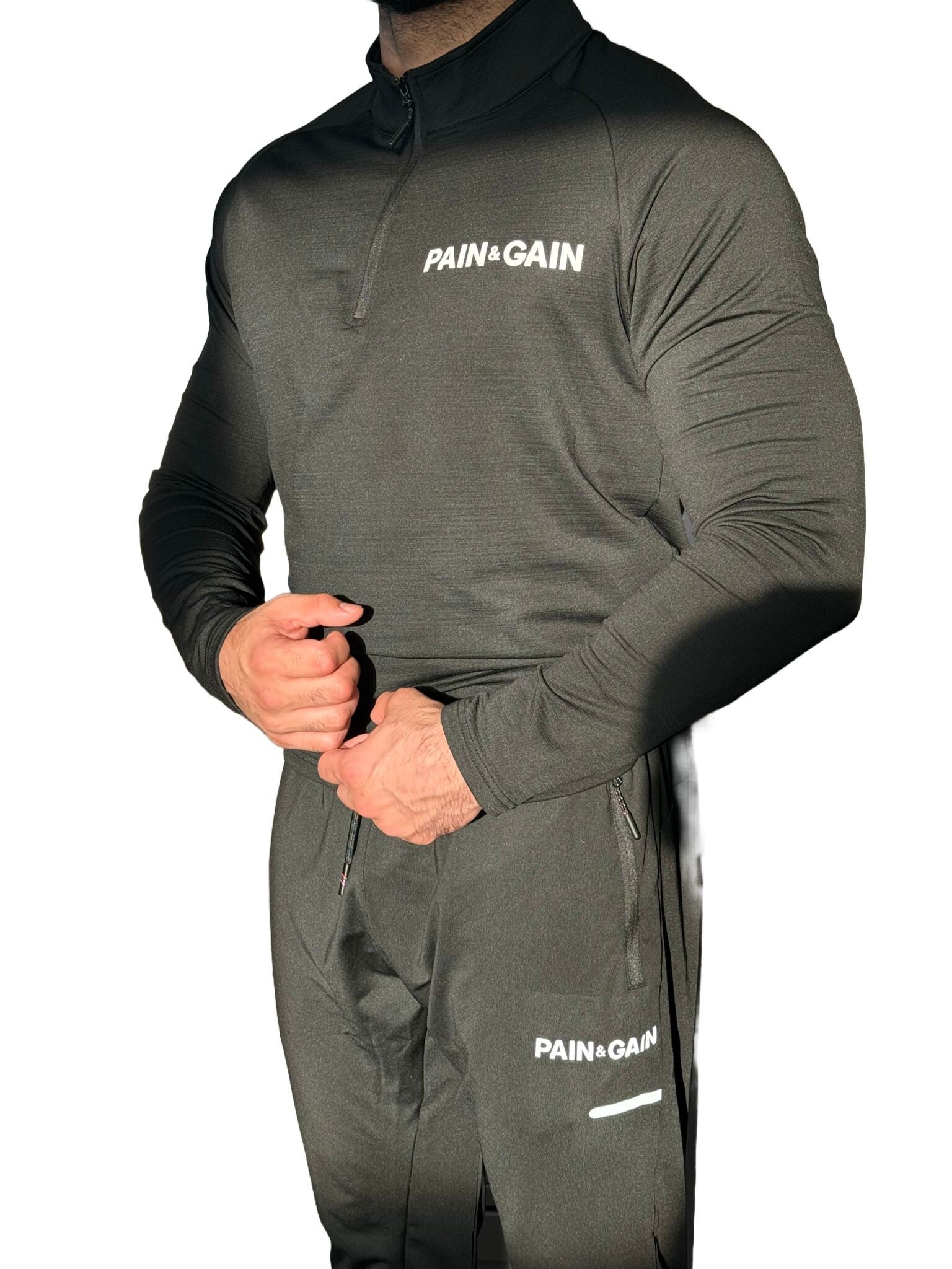 Gym Training Breathable Zip Long